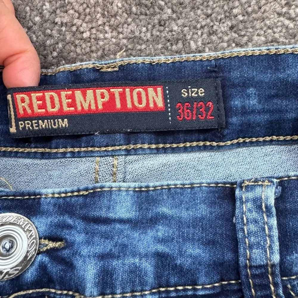 Redemption Men's Blue Denim Jeans